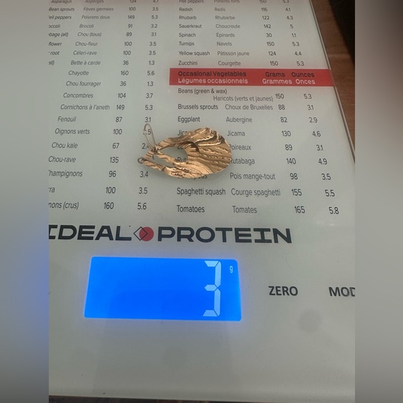 14k gold leaf handmade earrings - Picture 6 of 6